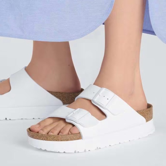 Birkenstock Shoes - Birkenstock Papillio Arizona Flex Platform
Birko-Flor White 39 (8/8.5) NWOT